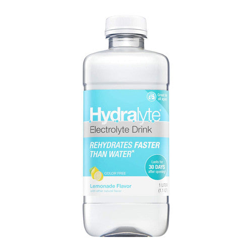 Hydralyte Electrolyte Drink Lemonade Liquid, 33.8 Oz